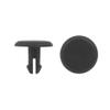 uxcell 50Pcs Plastic 4mm Hole Dia Car Plastic Fastener Rivet Bumper Splash Guard Clip Retainer Screw Fender view 1
