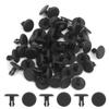 uxcell 50Pcs Plastic 4mm Hole Dia Car Plastic Fastener Rivet Bumper Splash Guard Clip Retainer Screw Fender view 2