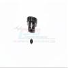 Hard Steel Motor Gear 48 Pitch 20T (Hole 3.175mm, Tooth Distance 0.5mm) - 1Pc Set Black view 1