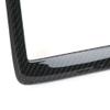 100% Real Carbon Fiber License Plate Frame Gloss Finish - Universal, Light Weight, Rust Proof, Front or Rear, Includes Screws and Caps for All Cars, SUV, Truck (2 Pack) view 2