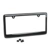 100% Real Carbon Fiber License Plate Frame Gloss Finish - Universal, Light Weight, Rust Proof, Front or Rear, Includes Screws and Caps for All Cars, SUV, Truck (2 Pack) view 4