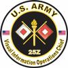 US Army MOS 25Z Visual Information Operations Chief 3.8 Inch Decal view 1