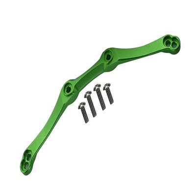 GPM For Traxxas Slash 4x4 Low-CG Version Upgrade Parts Aluminum Front/Rear Body Post Mount - 1Pc Set Green