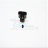 Hard Steel Motor Gear 48 Pitch 24T (Hole 3.175mm, Tooth Distance 0.5mm) - 1Pc Set Black view 1
