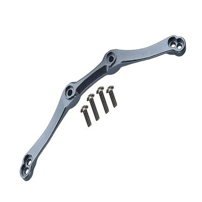GPM For Traxxas Slash 4x4 Low-CG Version Upgrade Parts Aluminum Front/Rear Body Post Mount - 1Pc Set Gray Silver