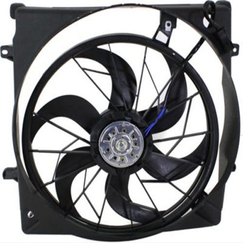 Crash Parts Plus Single Cooling Fan for 2005 Jeep Liberty CH3115148