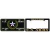 U.S. Army 2nd Infantry Division License Plate with Frame view 1