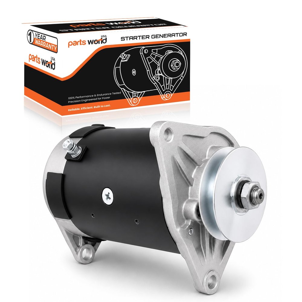Starter Generator for Yamaha G1 0.9hp 1978-1988, G1A G1A1 G1A2 G1A3 G1AM3 G1AM4 G1AM5 G1AM6 G3A Golf cart || 15424 J10-81100-10-00 GSB107-02 GSB107-02B GSB107-03B GHI0004 304-105 42044004