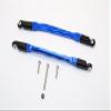 Axial SMT10 Grave Digger (AX90055) & MAX-D (AX90057) Upgrade Parts Aluminum Front/Rear Upper Chassis Link Parts - 1Pr Set Blue view 1