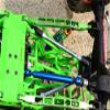 Axial SMT10 Grave Digger (AX90055) & MAX-D (AX90057) Upgrade Parts Aluminum Front/Rear Upper Chassis Link Parts - 1Pr Set Blue view 2