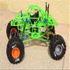 Axial SMT10 Grave Digger (AX90055) & MAX-D (AX90057) Upgrade Parts Aluminum Front/Rear Upper Chassis Link Parts - 1Pr Set Blue view 3