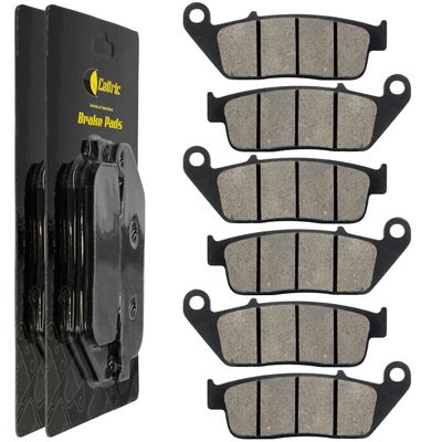 Caltric Front Rear Brake Pads Compatible with Bmw C650 C 650 Gt Sport 2011-2016