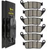 Caltric Front Rear Brake Pads Compatible with Bmw C650 C 650 Gt Sport 2011-2016 view 1