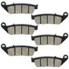 Caltric Front Rear Brake Pads Compatible with Bmw C650 C 650 Gt Sport 2011-2016 view 3
