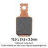 EBC Magura MT5/MT7 Disc Brake Pads, Gold Sintered, Copper (CFA660/4HH) view 2