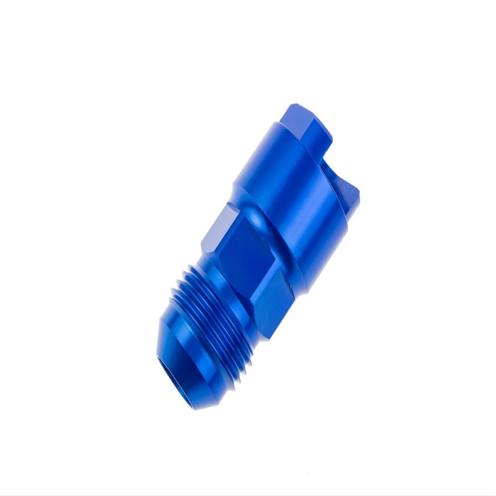 Red Horse Performance EFI Fitting-06 an Male to 5/16" SAE Quick-Disconnect Female Blue