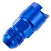 Red Horse Performance EFI Fitting-06 an Male to 5/16" SAE Quick-Disconnect Female Blue view 2