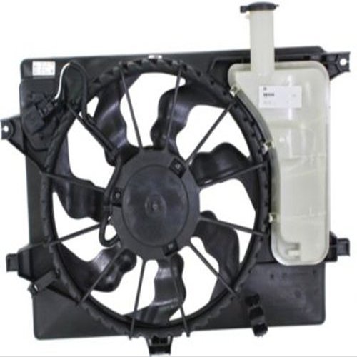 CPP A/C Condenser Single Cooling Fan for 2011-2014 Hyundai Elantra HY3115133