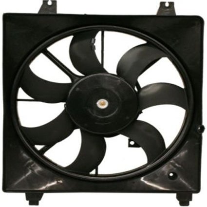 CPP Driver Side Single Cooling Fan for 2007-2009 Hyundai Santa Fe HY3115113