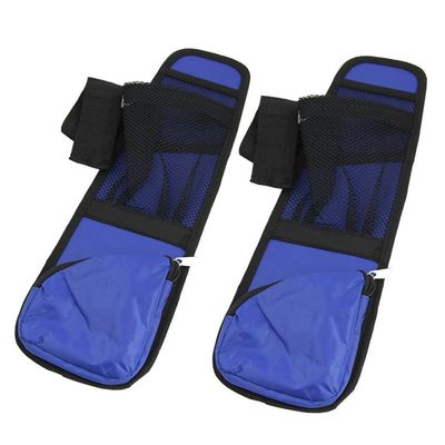 Ufurty Rely2016 Pack of 2 Practical Car Seat Side Mount Multi-Pocket Storage Net Bag Holder Hanging Organizer Bags (Blue)