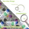 Goods For Giving Guitar Pick Key Chain 1, 10, 20, 50 100 Packs - Blank view 3