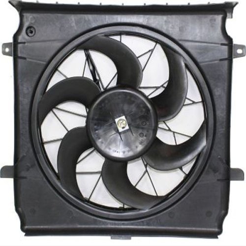 Crash Parts Plus Single Cooling Fan for 2002-2004 Jeep Liberty CH3117101
