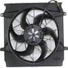 Crash Parts Plus Single Cooling Fan for 2002-2004 Jeep Liberty CH3117101 view 3