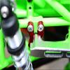 Axial SMT10 Grave Digger (AX90055) & MAX-D (AX90057) Upgrade Parts Aluminum Rear Supporting Mount - 2Pcs Set Orange view 2