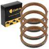 Caltric 4 Muffler Pipe Gaskets Compatible with Suzuki Gsx-S750A Gsx-S750Z Gsx-S750Za Abs 2015 view 1