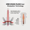4 pc NGK V-Power Spark Plugs compatible with Honda Civic 1.6L L4 1999-2000 view 4