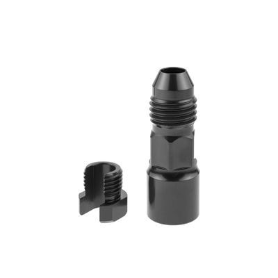 Red Horse Performance EFI Fitting-08 an Male to 3/8" SAE Quick-Disconnect Female Black