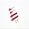 Axial SMT10 MAX-D Upgrade Parts (AX90057) Aluminum Front/Rear Body Post With Clip & Mount - 1 Set Red view 1