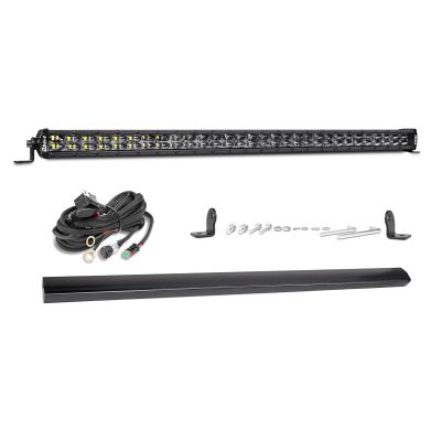 Niking Auto 30" Single Row LED Light Bar 240W LED Driving Light with Wiring Harness Spot Flood Combo Slim Off-Road Bumper LED Work Light Driving Fog Lights for Car Trucks Can-Am UTV ATV SUV Boat