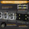 Niking Auto 30" Single Row LED Light Bar 240W LED Driving Light with Wiring Harness Spot Flood Combo Slim Off-Road Bumper LED Work Light Driving Fog Lights for Car Trucks Can-Am UTV ATV SUV Boat view 3