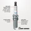 6 pc NGK Laser Iridium Spark Plugs for Dodge Grand Caravan 3.6L V6 2011-14 view 2