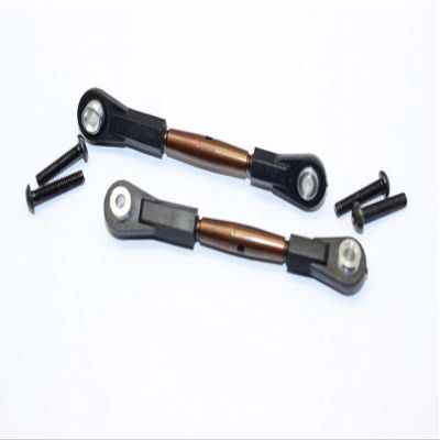 GPM For Tamiya TT02B Upgrade Parts Spring Steel Steering Tie Rod With Plastic Ends - 1Pr