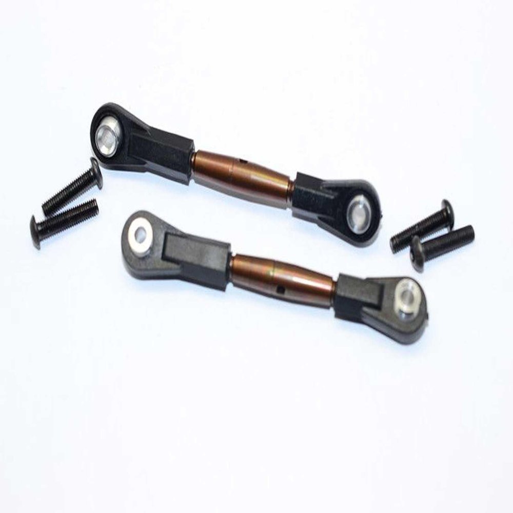 GPM For Tamiya TT02B Upgrade Parts Spring Steel Steering Tie Rod With Plastic Ends - 1Pr