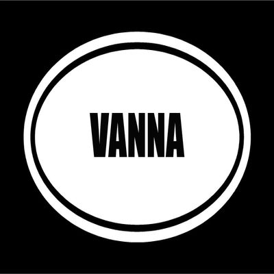 3" die Cut White Vinyl Vanna Name Oval Euro Style Vinyl Decal Sticker Great for Mugs Phones Hard Hats Helmets