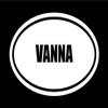 3" die Cut White Vinyl Vanna Name Oval Euro Style Vinyl Decal Sticker Great for Mugs Phones Hard Hats Helmets view 1