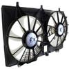 CPP Dual Radiator Cooling Fan for Toyota Sienna, Lexus RX350 TO3115168 view 2