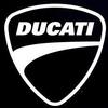 Ducati Motorcycle Decal Vinyl Sticker|Cars Trucks Laptop| White |5.5 x 5.2 in|CCI759 view 1