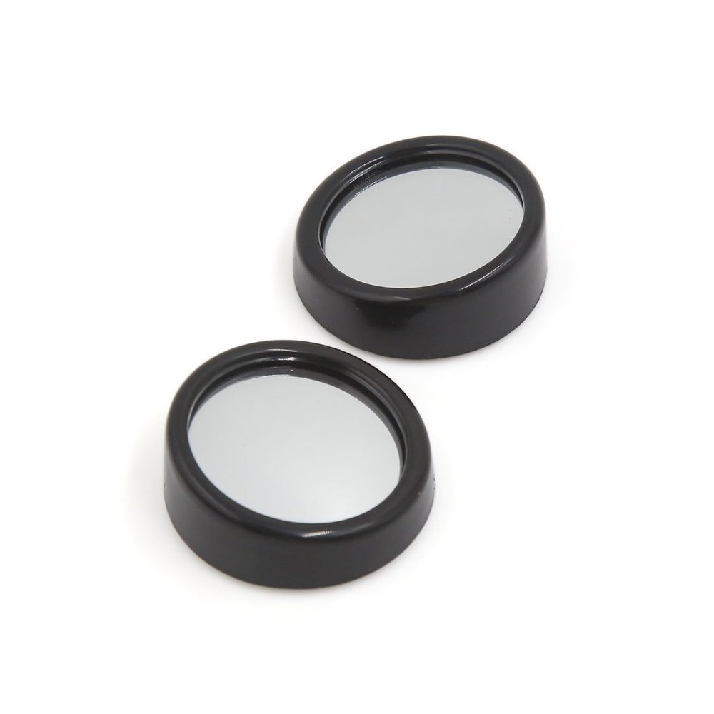 uxcell Pair Round Shaped 360 Adjustable Blind Spot Rearview Mirror Replacement Black for Car