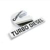 Yoaoo 2Pack Compatible with Cummins Turbo Emblem Badge High Output 2500 3500 Emblem Glossy Chrome 4.5" by 2.9" inches view 3