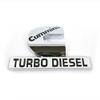 Yoaoo 2Pack Compatible with Cummins Turbo Emblem Badge High Output 2500 3500 Emblem Glossy Chrome 4.5" by 2.9" inches view 4