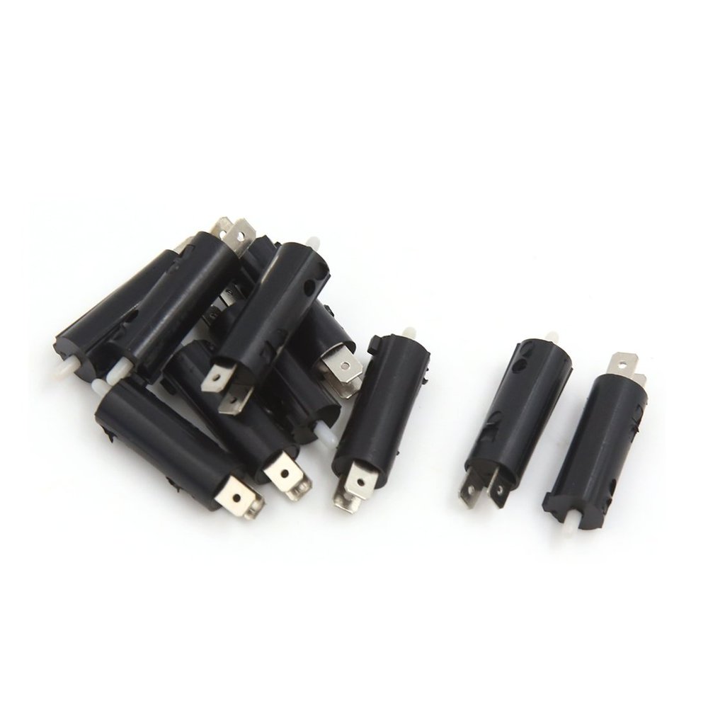 uxcell 10Pcs 2 Pins Motorcycle Scooter Front Rear Brake System Control Switch Black