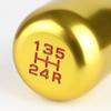 DNA MOTORING Car Gear Shift Knob Type-R Inspired 5-Speed Aluminum Manual Stick Head Shifter Lever with M8 M10 M12 Adapters, Gold, SK-T88-GD view 2