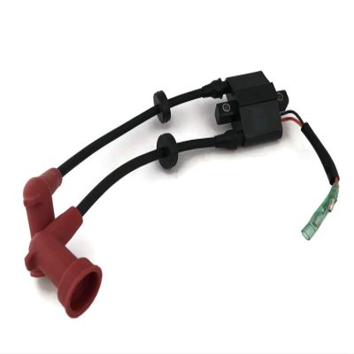 Boat Motor Ignition Coil w/Plug Cover Assy 3BJ-06040-1 339-879147A71 879147A71 For Tohatsu Nissan Mercury Mercruiser Quicksilver Outboard 9.9HP 15HP 20HP 4-stroke Engine