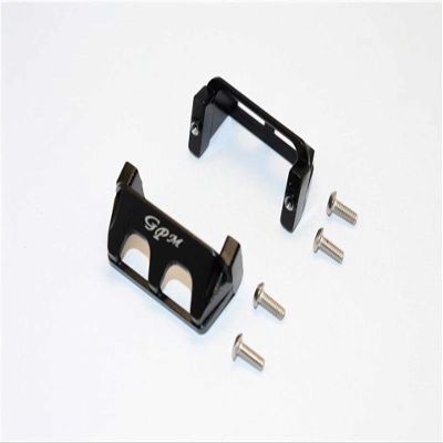 GPM For Traxxas 1/16 Mini E-Revo/Mini Rally Upgrade Parts Aluminum Servo Protector - 2Pcs Set Black