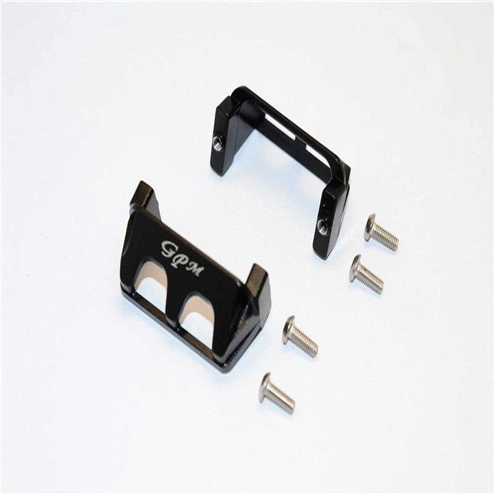 GPM For Traxxas 1/16 Mini E-Revo/Mini Rally Upgrade Parts Aluminum Servo Protector - 2Pcs Set Black