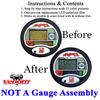 NOT A Gauge Assembly, Repair KIT (for Sea-Doo) Repair Kit for LCD Info Gauge Center Display (Fits Many 1996-05 GTX GSX GTI LRV RX XP/LTD DI RFI, See Ad for Exact Model & Year Fit view 3